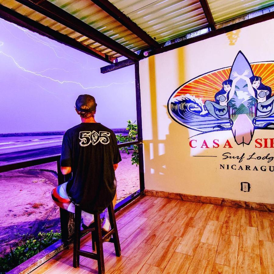 Sirena Surf Lodge Miramar Nicaragua ภายนอก รูปภาพ